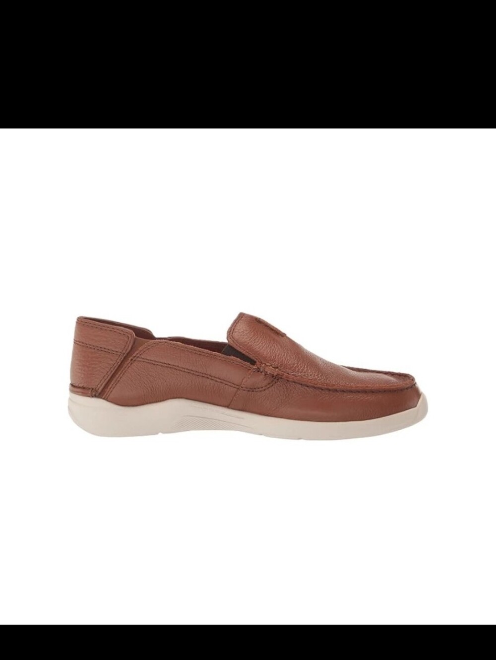 Clarks Men’s Gorwin Step Slip On Sneaker Tan Leather Comfort Loafer Shoes